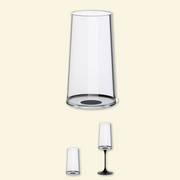 Set copa cristal trago largo con iman + tallo