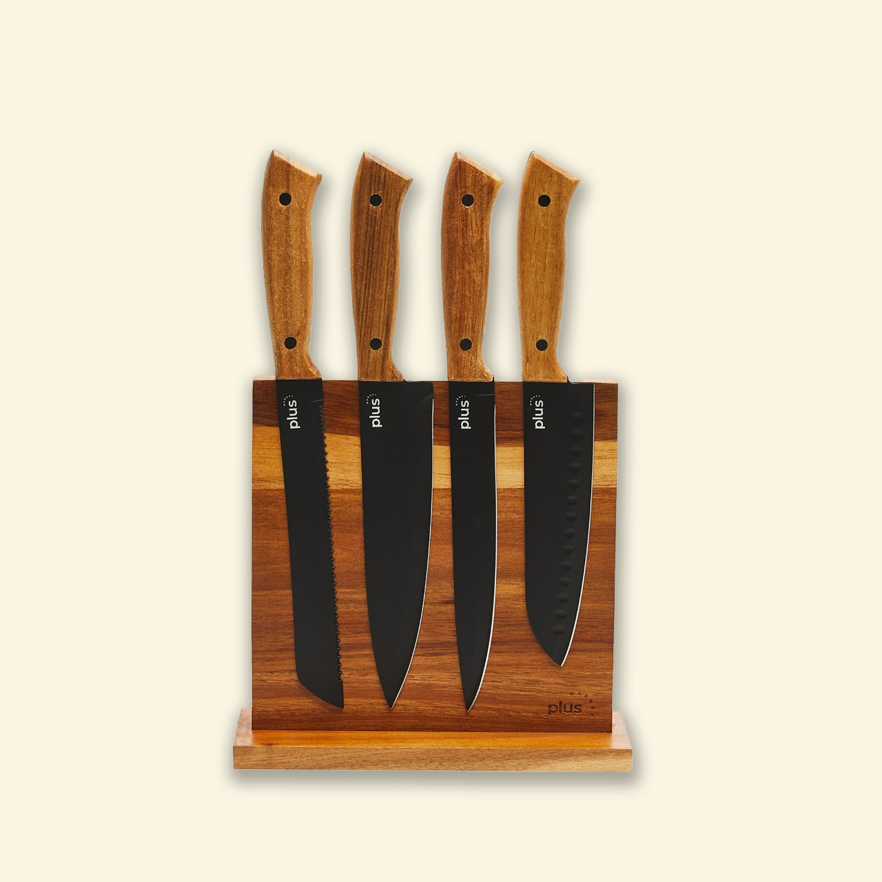 Block de acacia imantado para cullichos