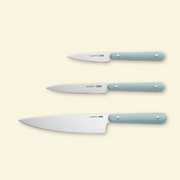Set x 3 cuchillos de acero inoxidable