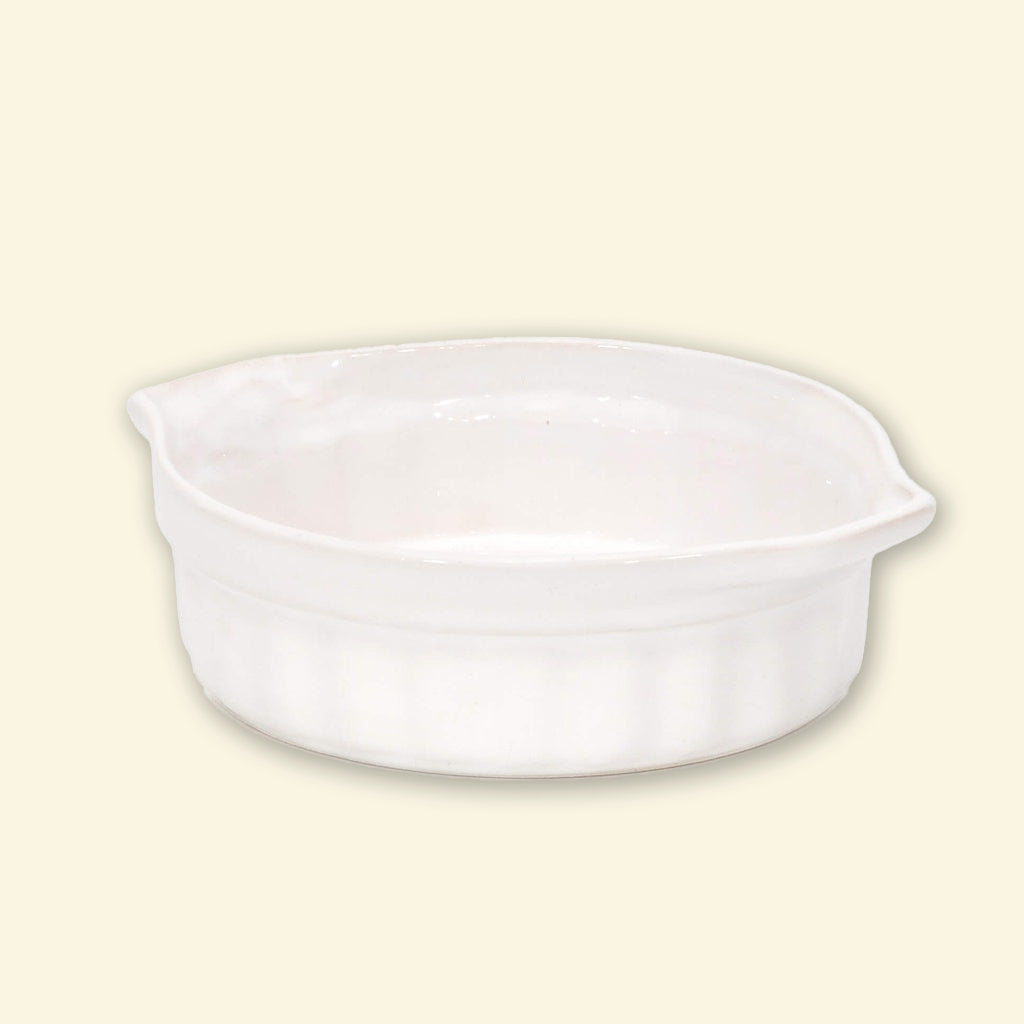 Cazuela Individual 14.5x4.5 Blanco