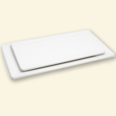 Bandeja rectangular de cerámica