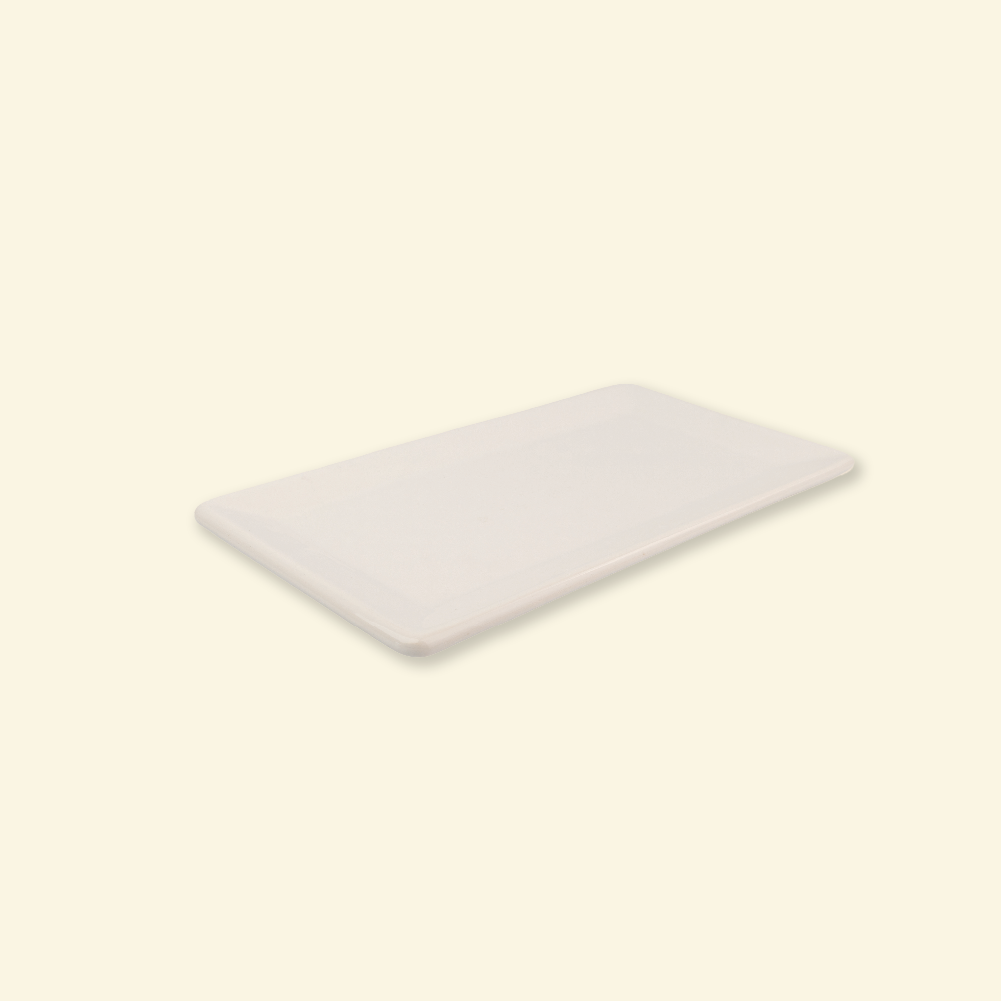 Bandeja rectangular de cerámica