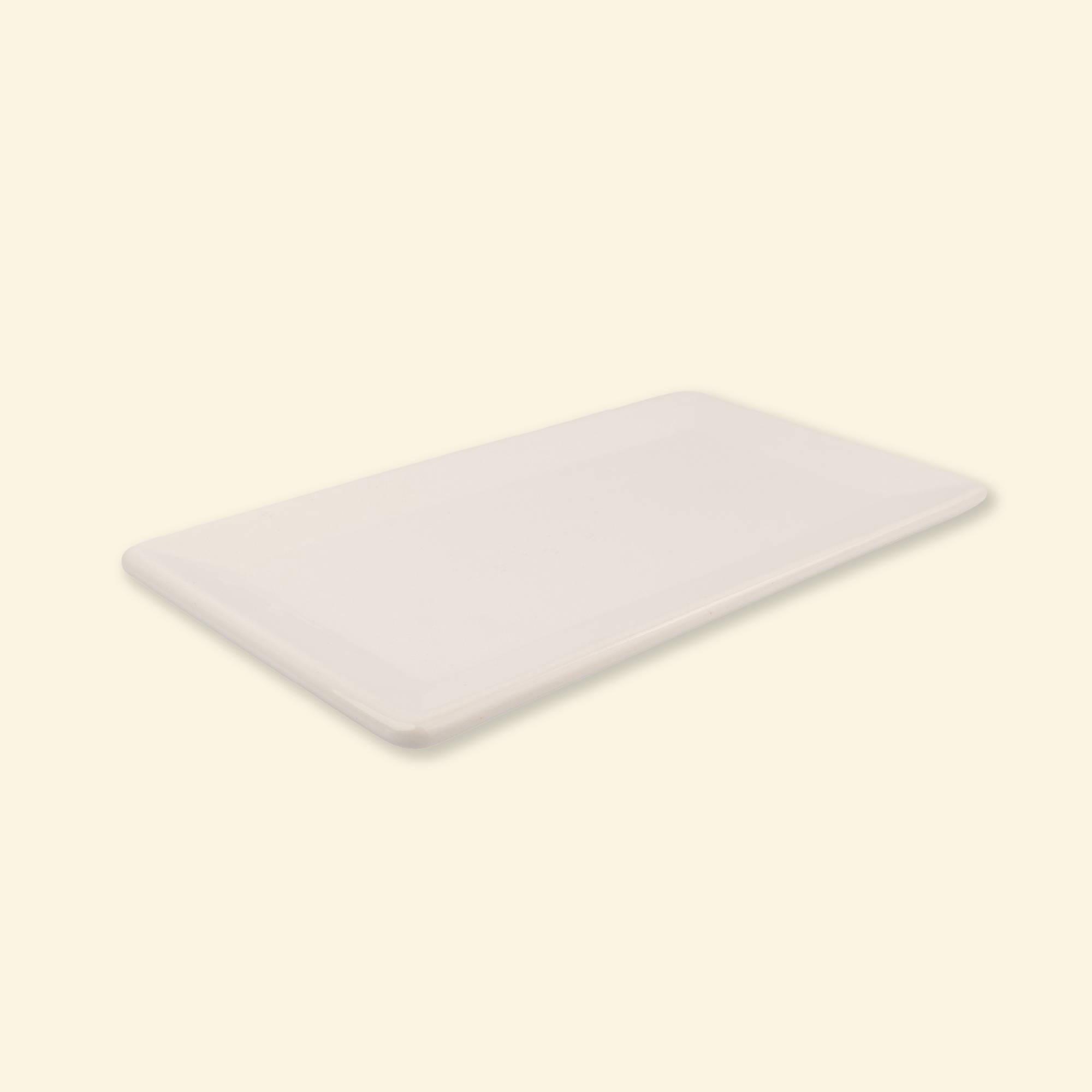 Bandeja rectangular de cerámica