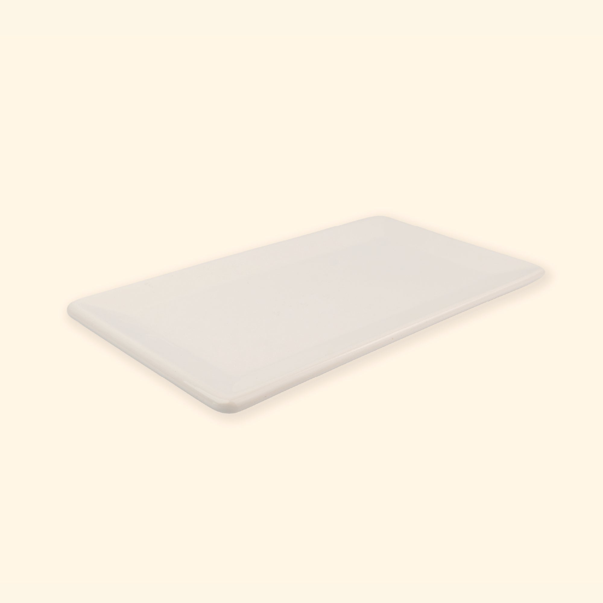 Bandeja rectangular de cerámica