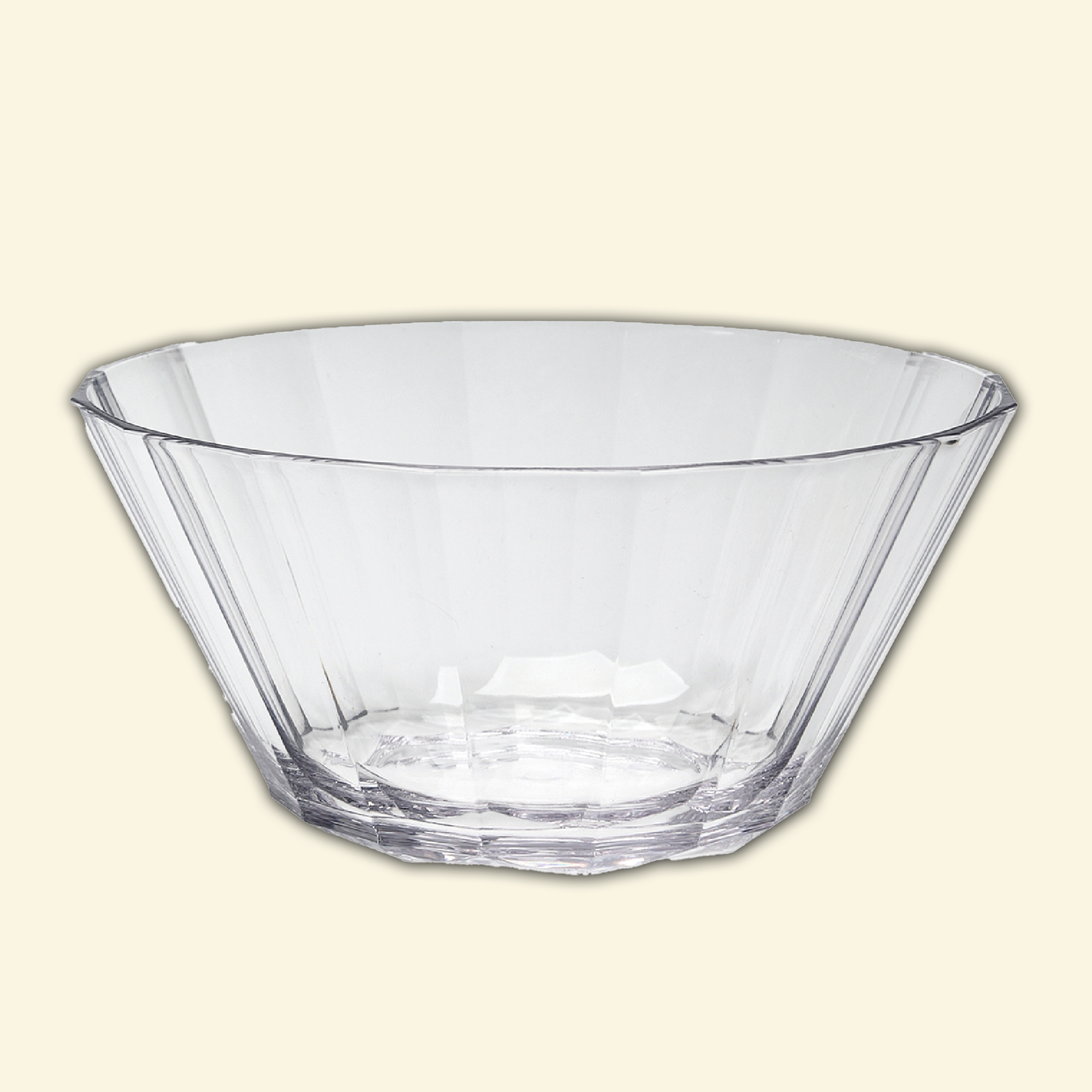 Ensaladera acrilico facetado 26 cm