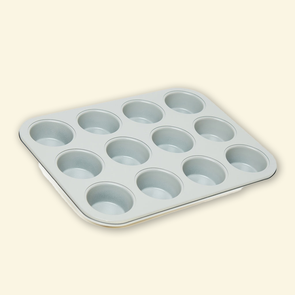 Muffin x 12 Antiadherente 35x26.5x3cm gris