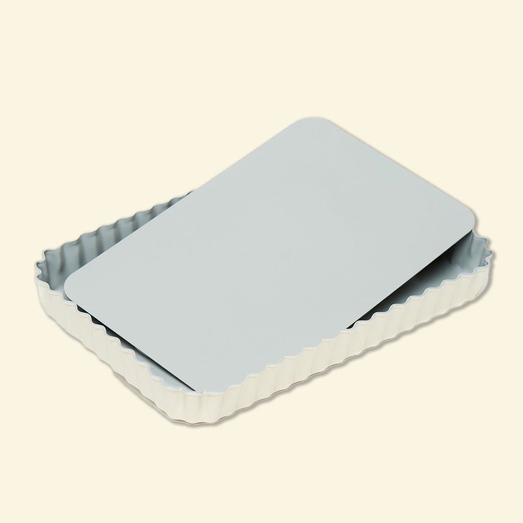 Tartera desmontable rectangular antiadherente