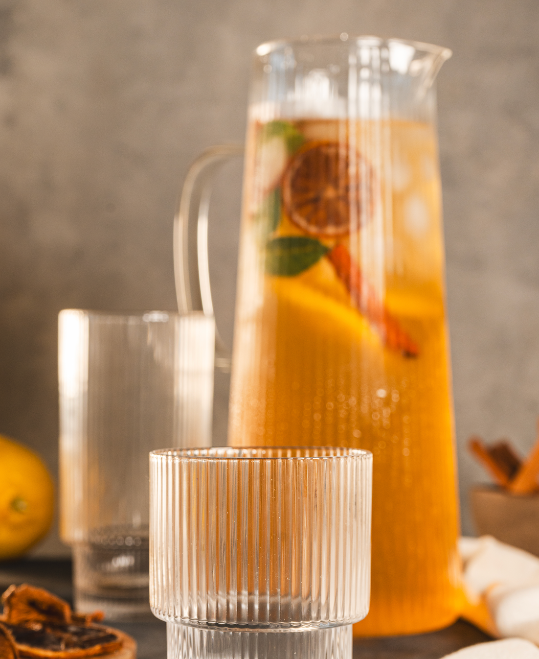 Jarra de vidrio stripes 1500 ml