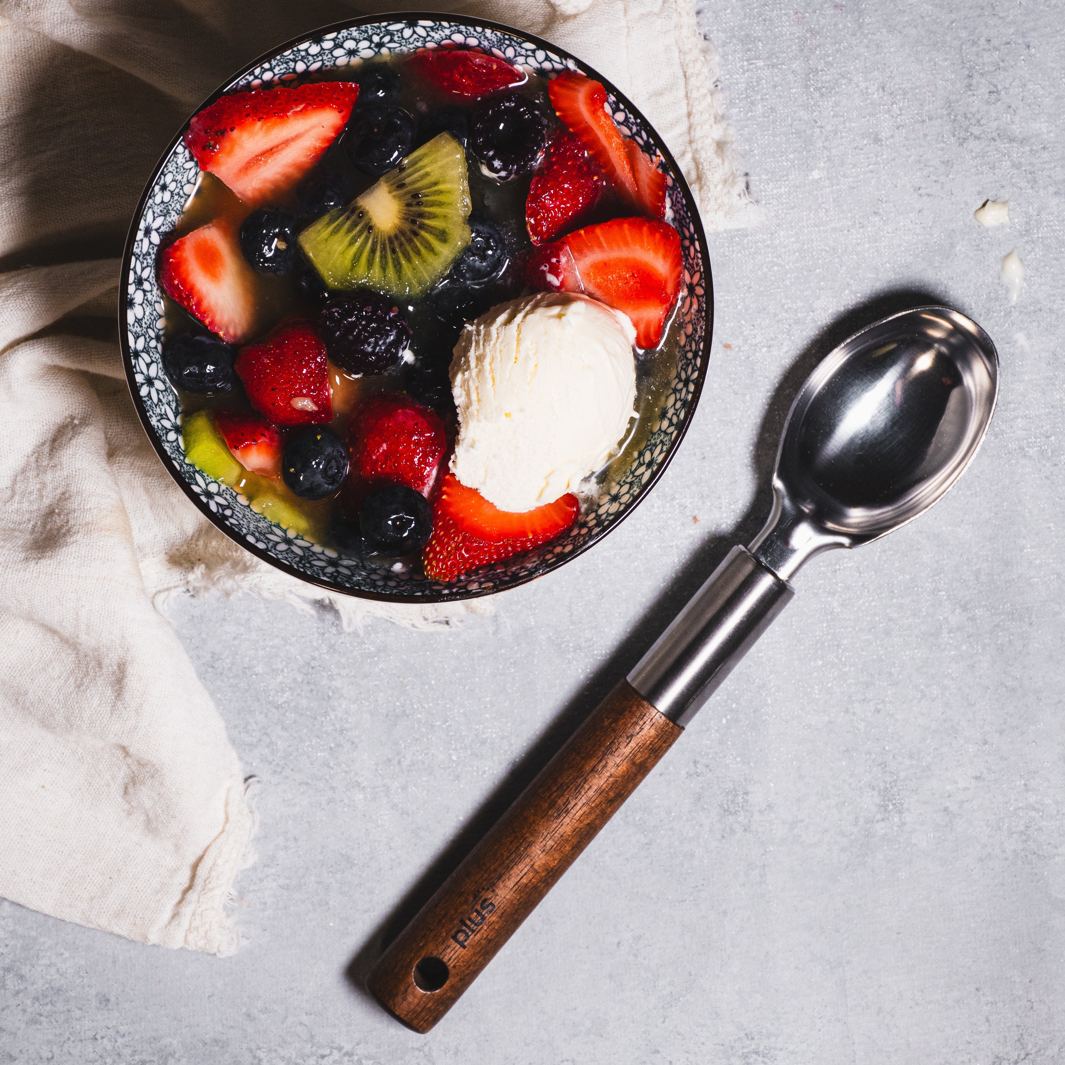 Cuchara de helado mango Acacia