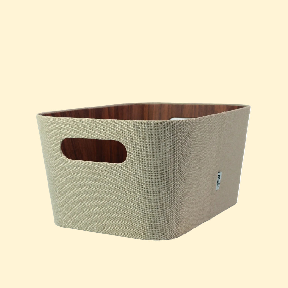 Organizador Multiuso de Fibra Vegetal Crema 23 x 31 x 15 cm