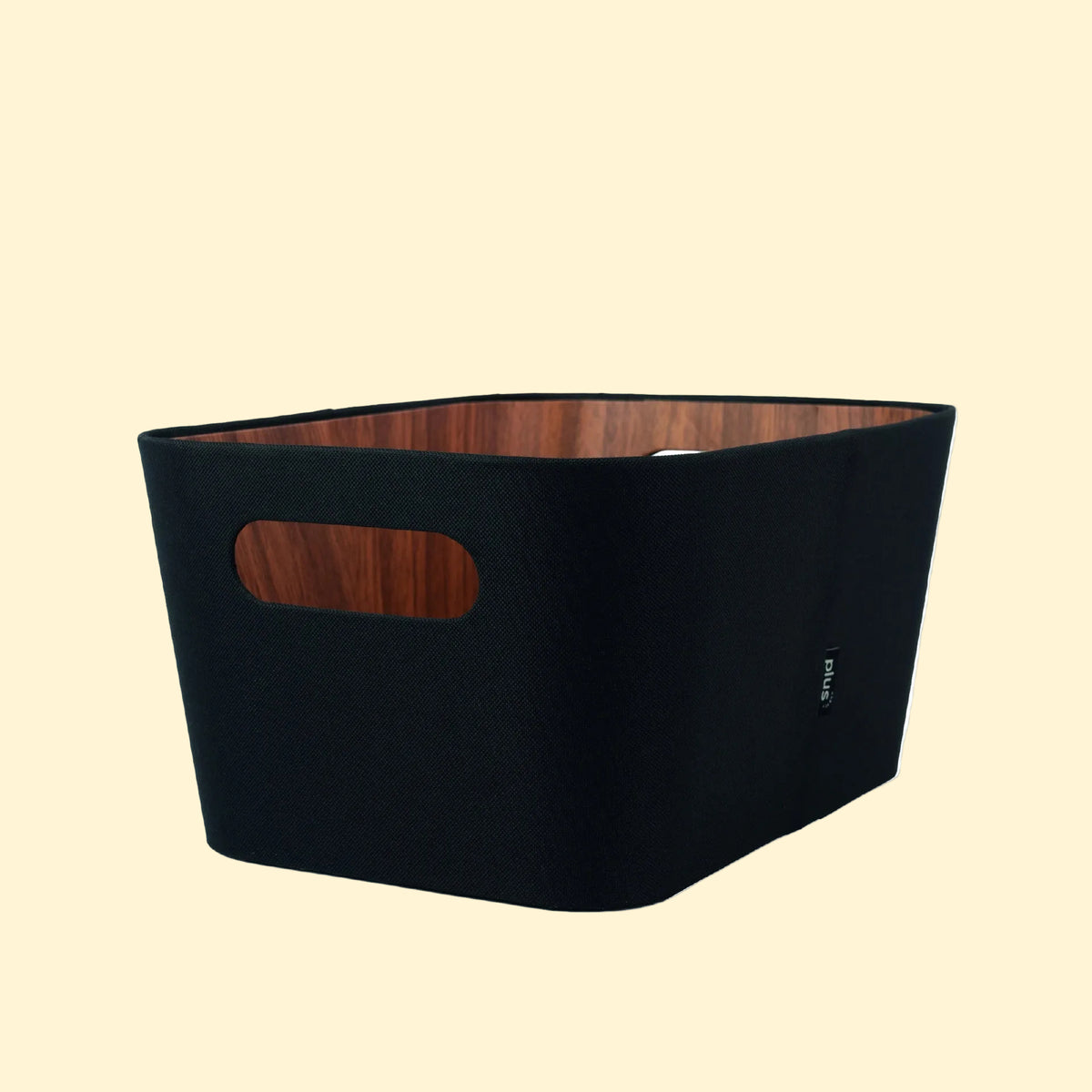 Organizador Multiuso de Fibra Vegetal Negro 23 x 31 x 15 cm