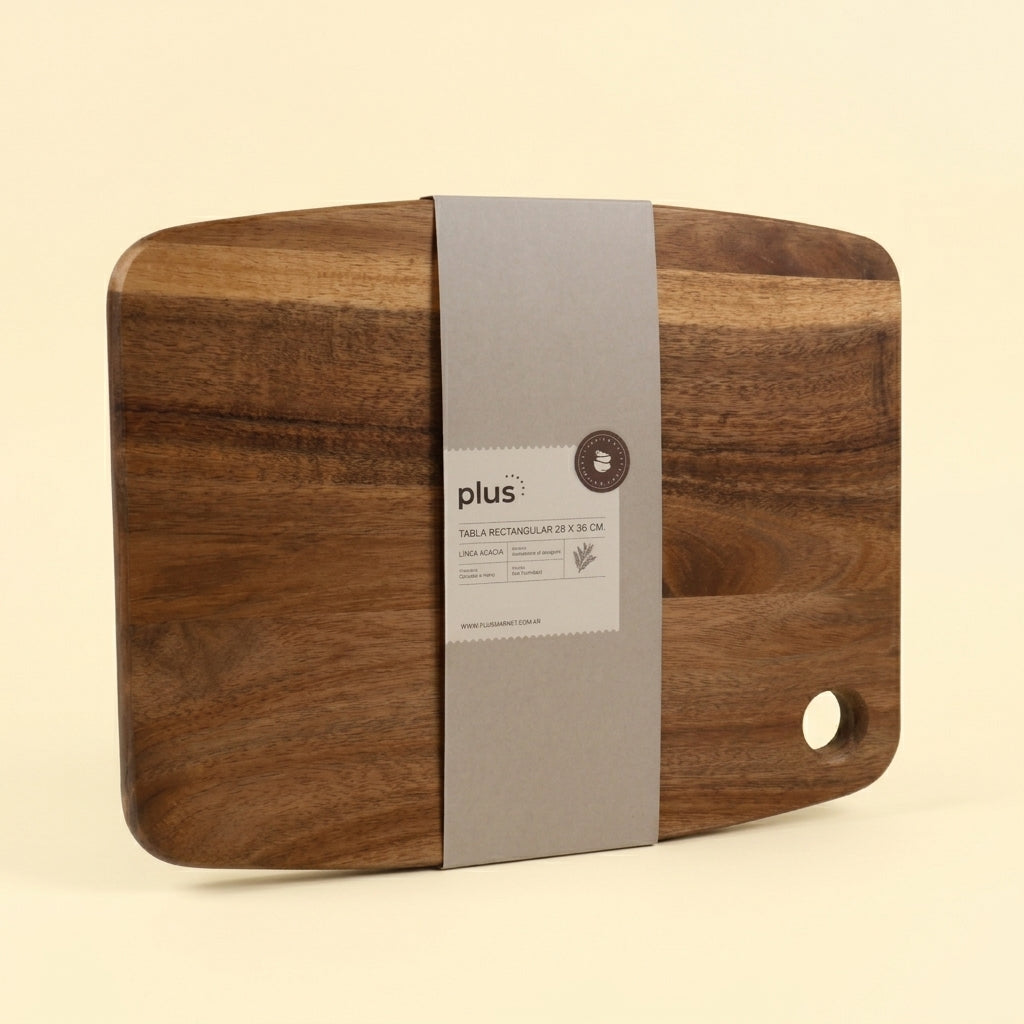 Tabla Recta de Acacia 20 x 25 cm