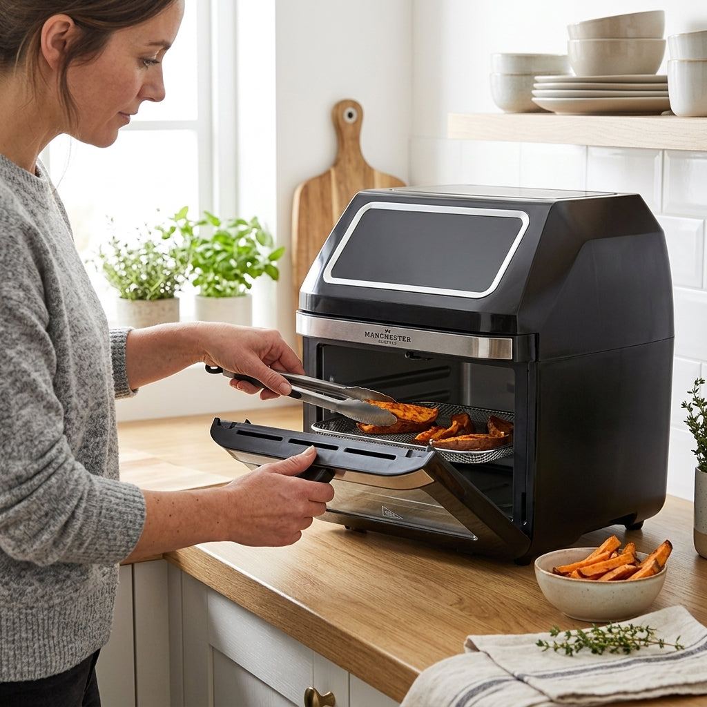 AirFryer MULTIFUNCION 11.7L Verden - en uso