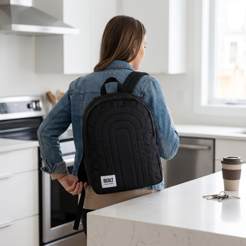 Mochila vianda termica BUILT New York Verden - en uso