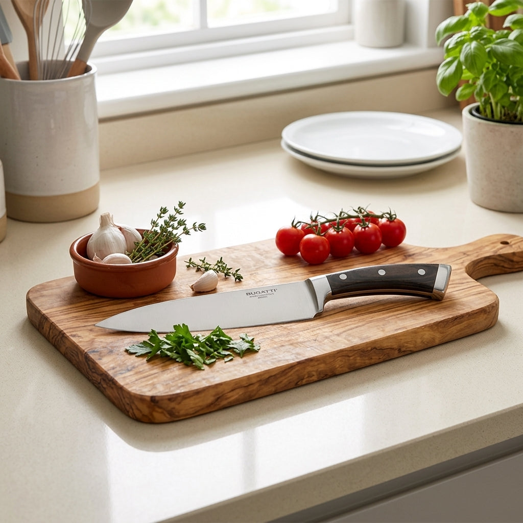 Cuchillo Chef Ergo Pakka 20 cm Verden - contexto