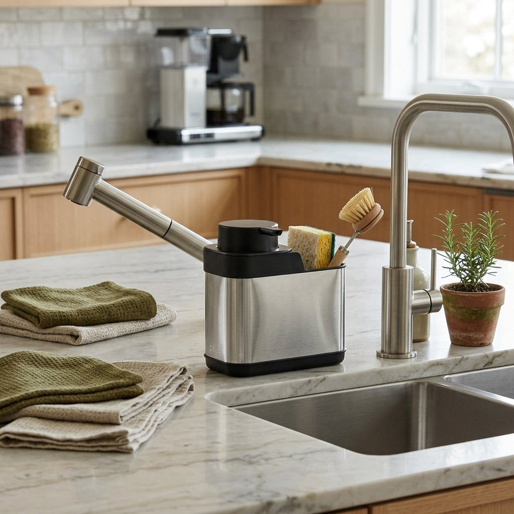 Dispenser con organizador de cocina Verden - contexto