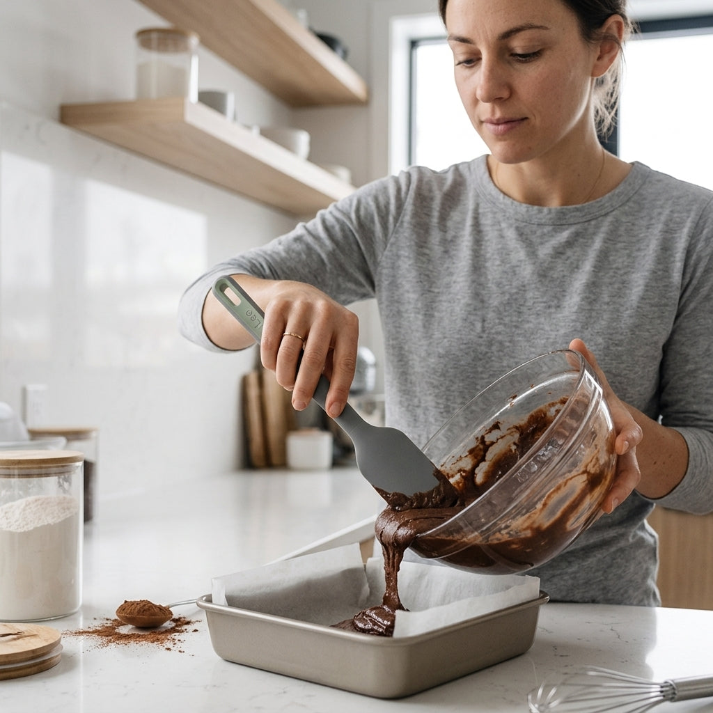Espatula Repostera Balance BergHOFF Verden - en uso