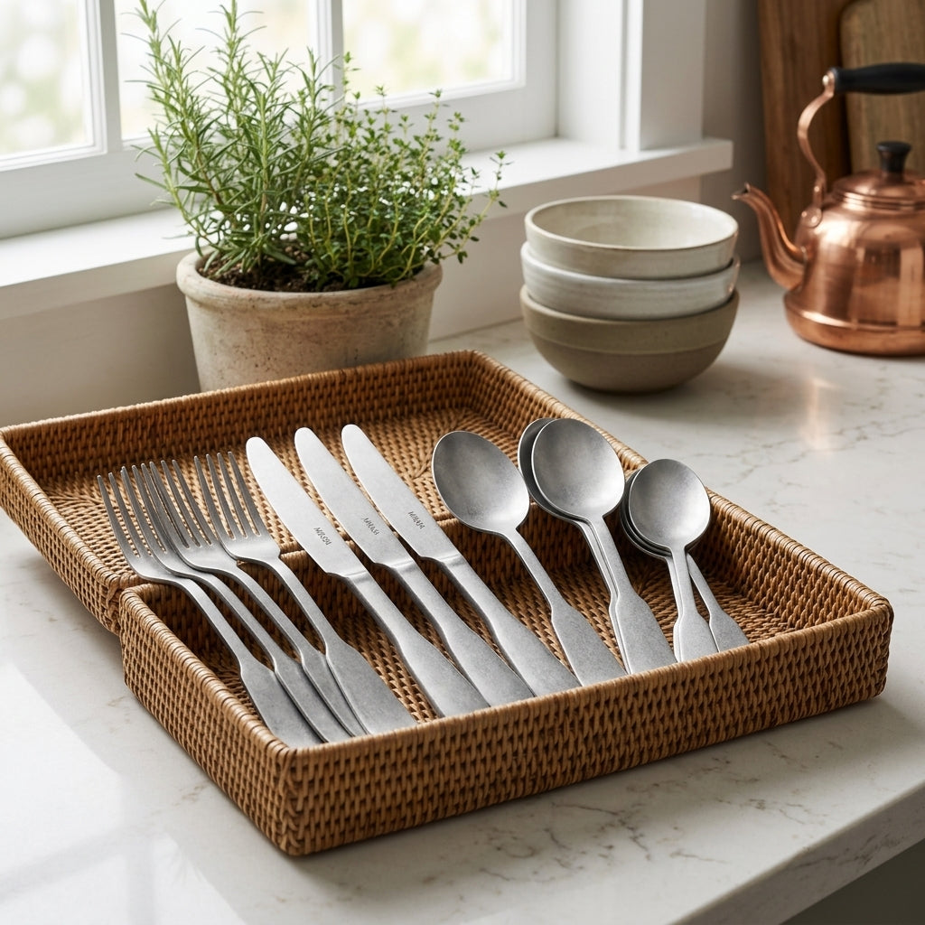 Set de 16 cubiertos Mikasa Soho Antique Verden - contexto