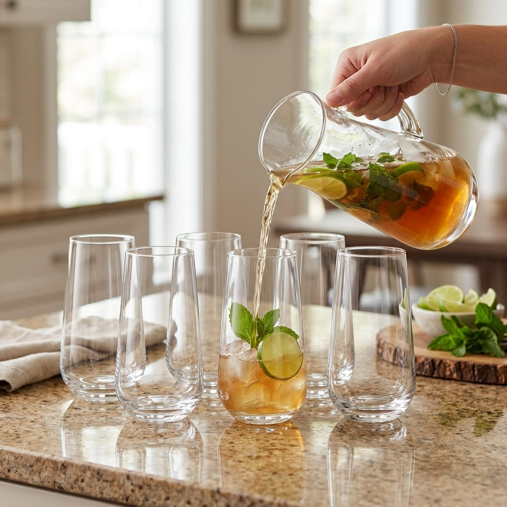 Set de 6 vasos altos de Mikasa 440ml Verden - contexto