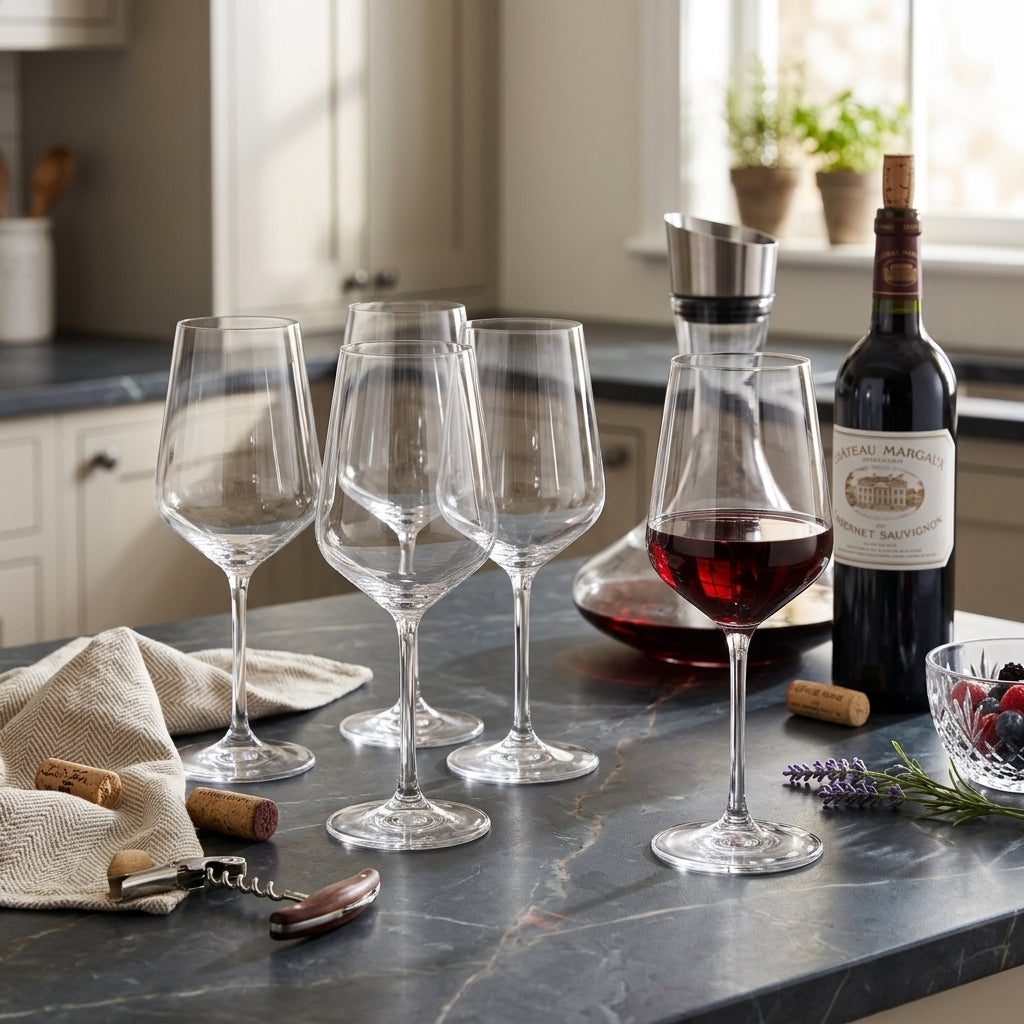 Set de 6 copas para agua o vino Mikasa 400ml Verden - contexto