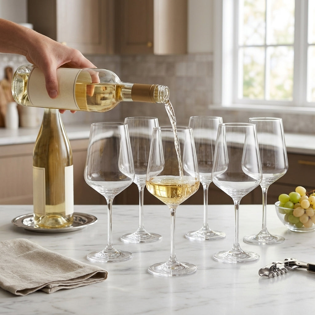 Set de 6 copas de vino blanco Mikasa 300ml Verden - contexto