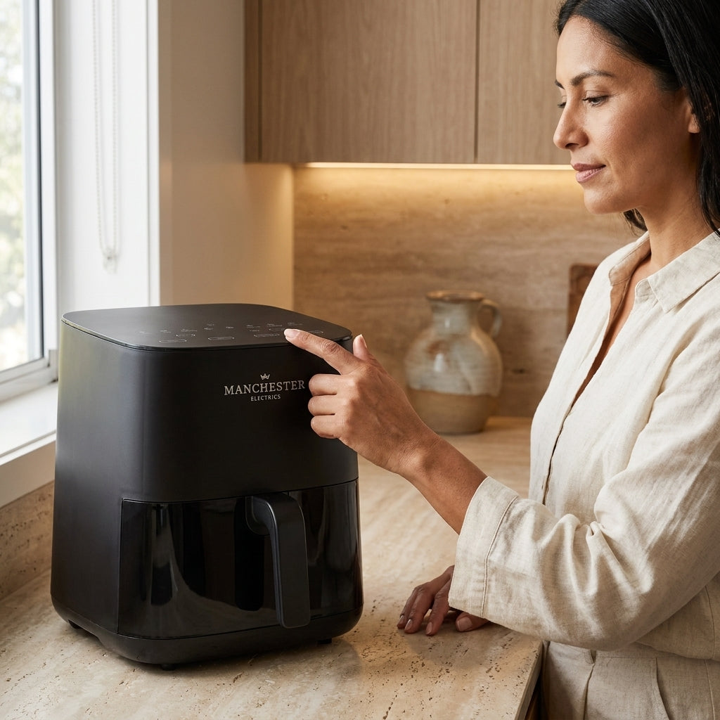 Air Fryer STEAM TECHNOLOGY 5 lts Verden - en uso