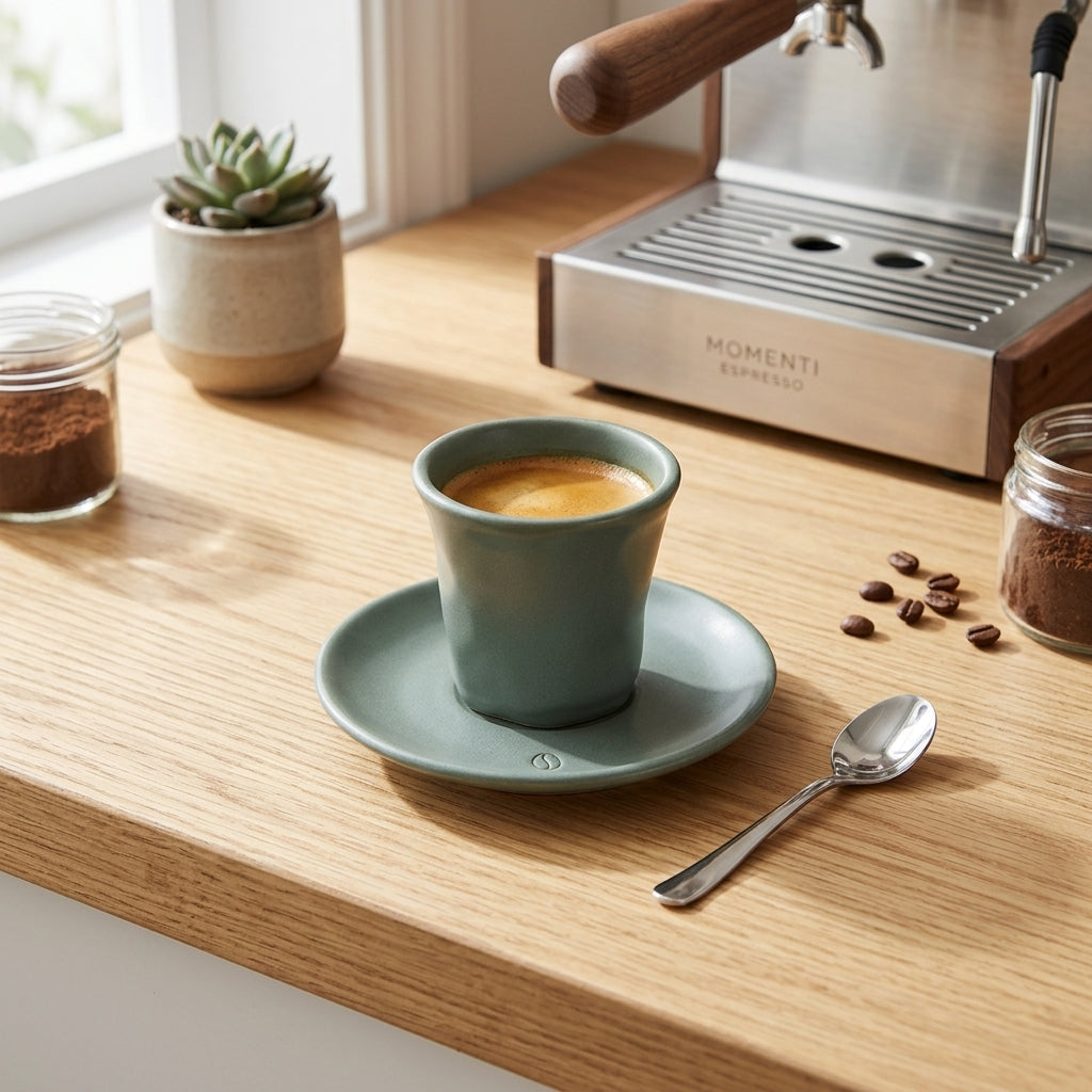 Taza expresso cerámica Verden - contexto