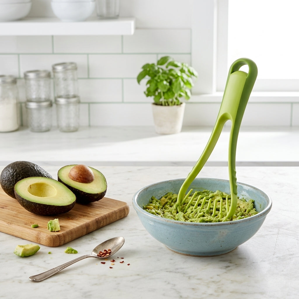Utensilio para palta plástico Chefn Verden - contexto